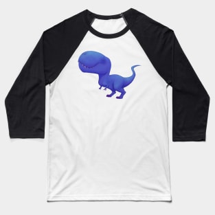 Blue T-Rex Baseball T-Shirt